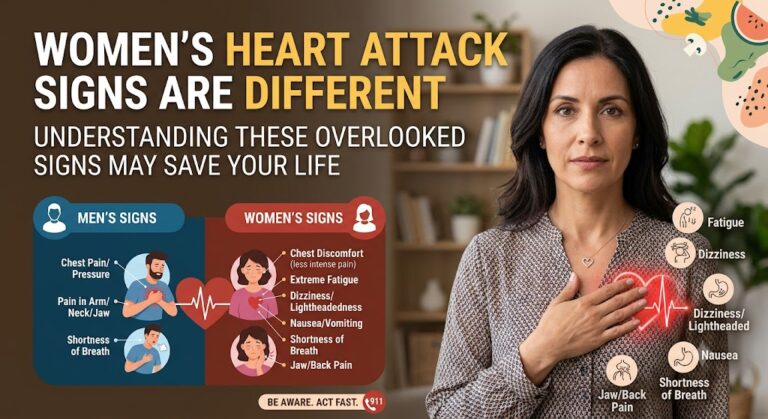 Women experience heart attacks differently than men. Understanding these overlooked signs may save your life